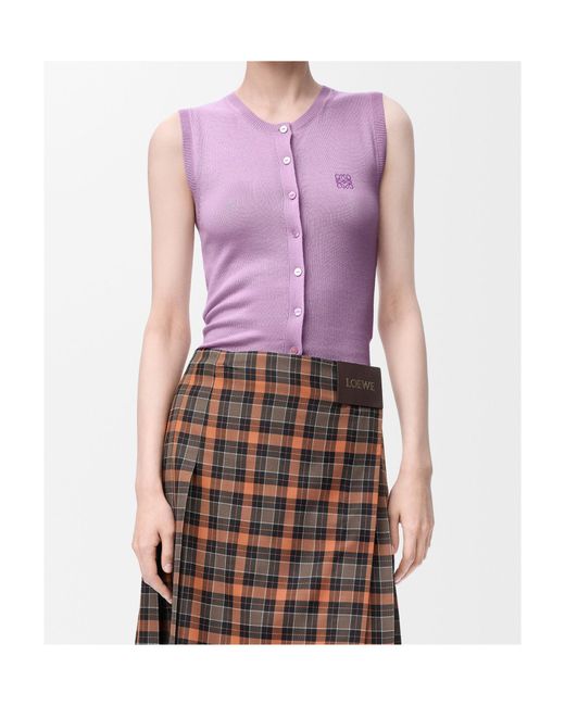 Loewe Purple Vest