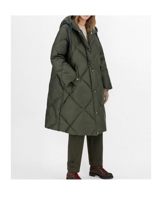 Max Mara Gray Long-Sleeved Down Jacket