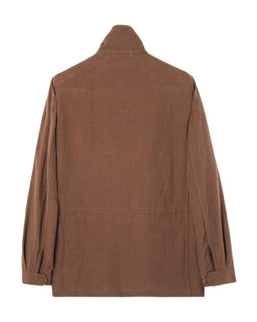 Loro Piana Brown Traveller Field Jacket for men