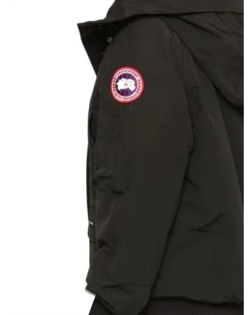 Canada Goose Black Tech Fabric Padded Down Jacket