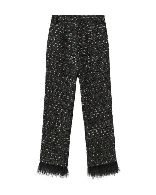 Marissa Chiara Black Sequined Trousers