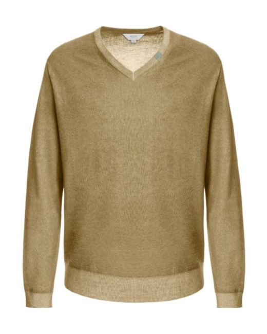 Malo Green Tavolozza V Neck for men