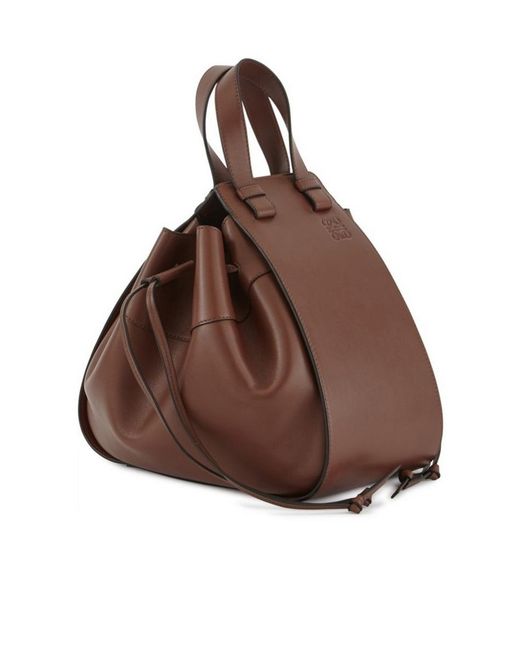 Loewe Brown Medium Hammock Shoulder Bag