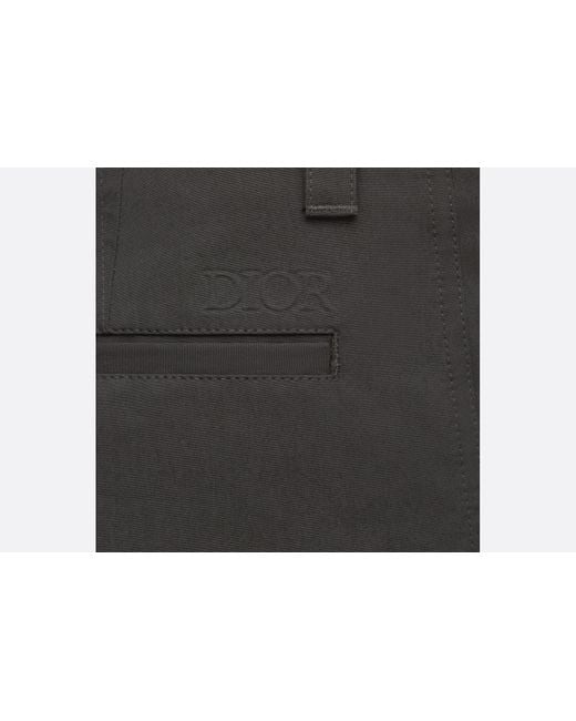 Dior Gray Homme Cargo Bermuda Shorts for men