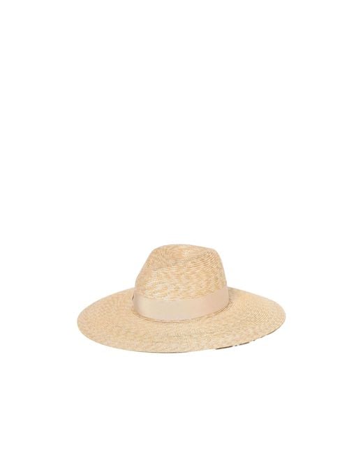 Borsalino White Straw Hat
