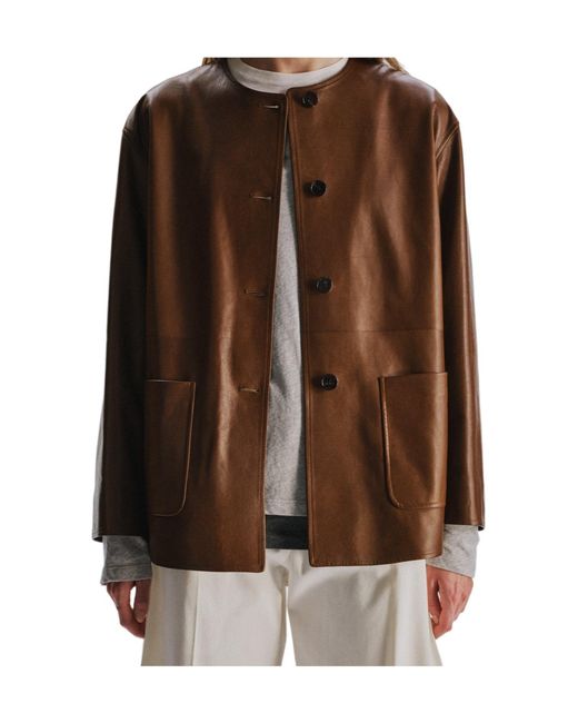 The Row Brown Quintus Jacket