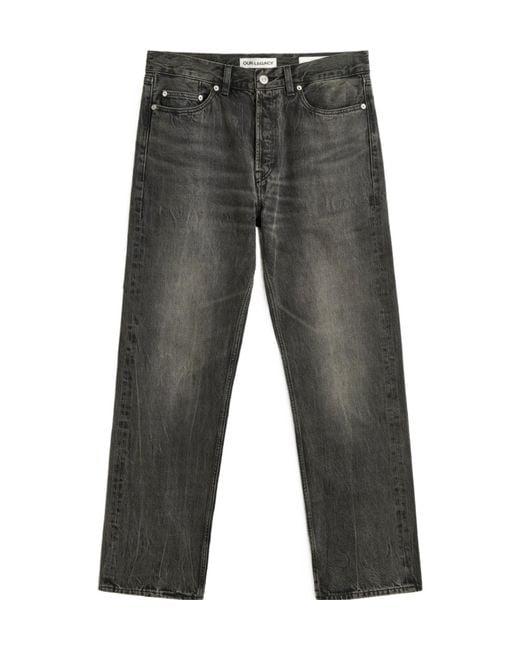 Our Legacy Gray First Cut Jeans for men