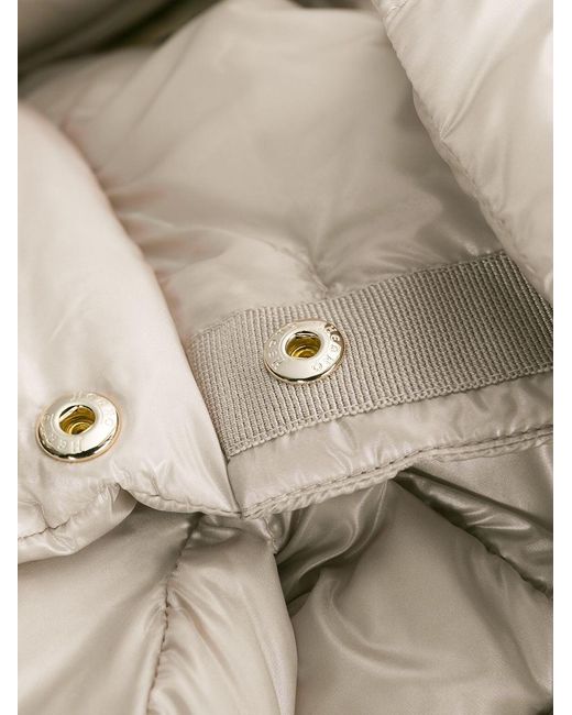 Herno White Padded High-Neck Coat for men