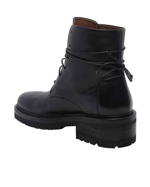 Marsèll Black Marsèll Calzone Lace-Up Ankle Boots