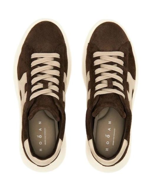 Hogan Brown Rebel Sneakers