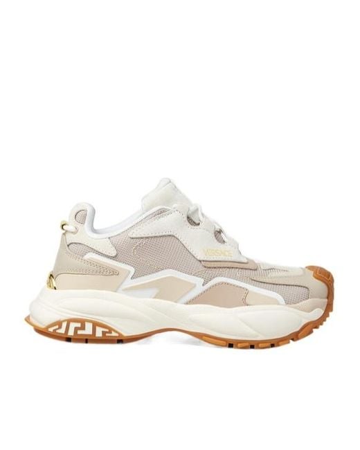 Versace White Mercury M_Vs_04 Lace-Up Sneakers