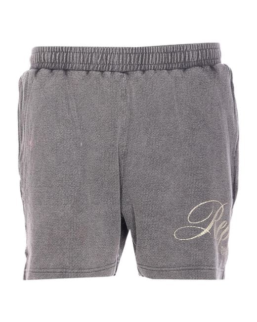 Represent Gray Owners Club Script Shorts for men