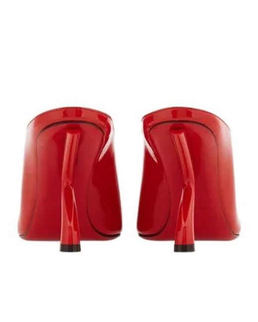 Ferragamo Red Pointed-Toe High Heels