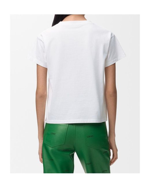 Loewe White Regular Fit T-Shirt