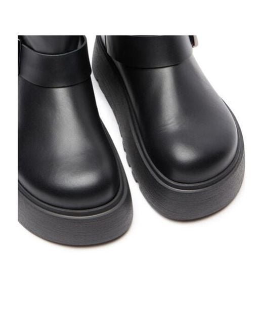 Casadei Black Leather Boots