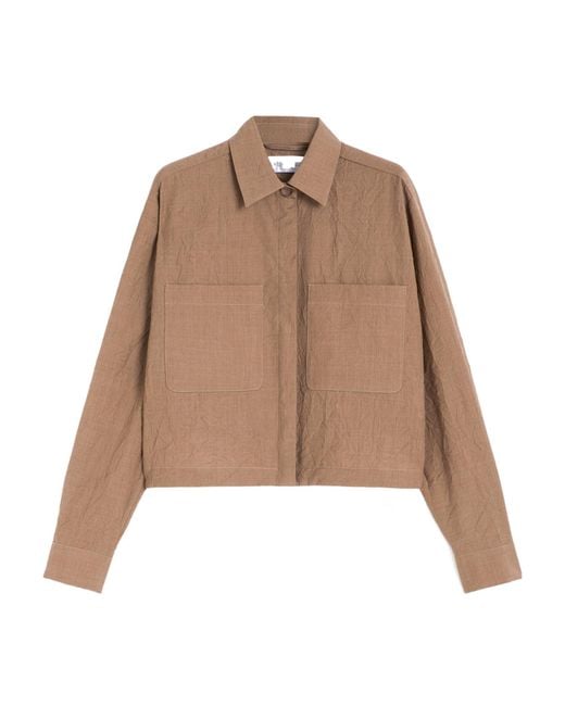 Max Mara Natural Wool Boxy Jacket
