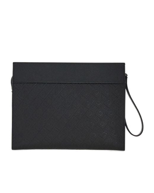 Ferragamo Black Ferragamo Monogram Pouch for men