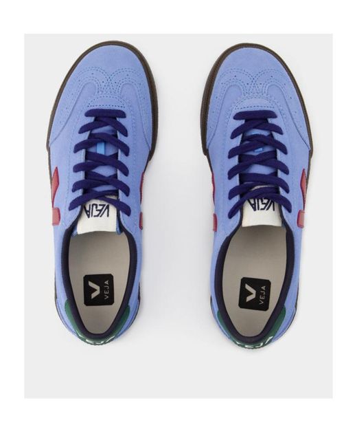 Veja Blue Volley Low-Top Sneakers for men
