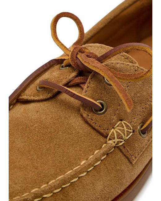 Polo Ralph Lauren Brown Suede Loafers for men