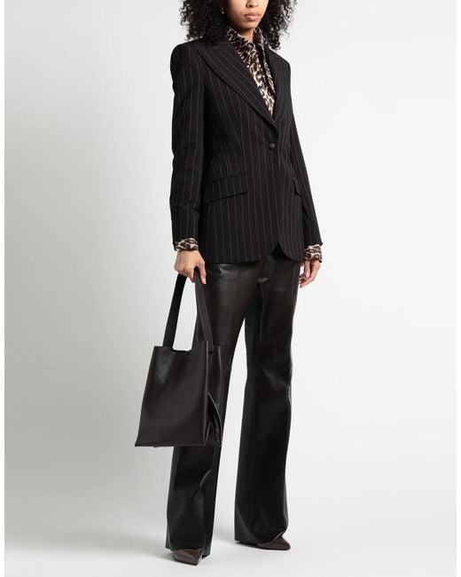 Dolce & Gabbana Black Pinstripe Blazer