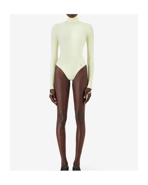 Coperni White Second Skin Bodysuit