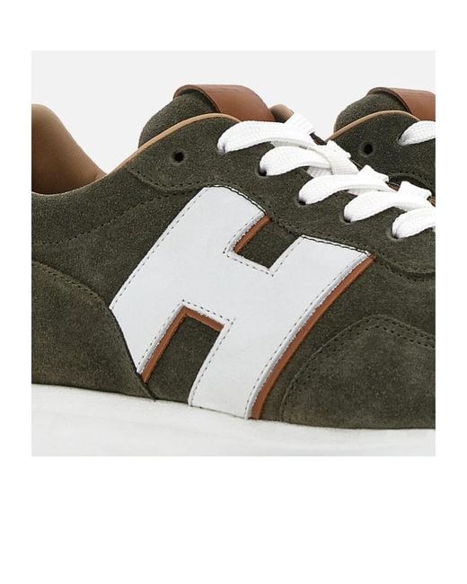 Hogan Green Low-Top Sneakers for men