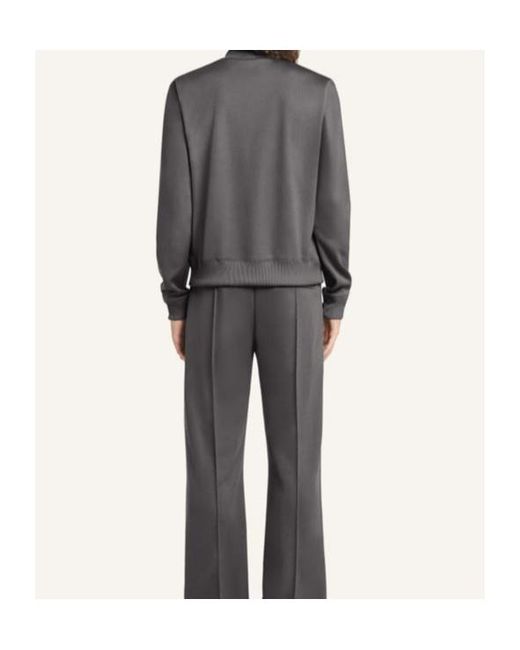 Courreges Gray Zip-Up Logo Jacket for men