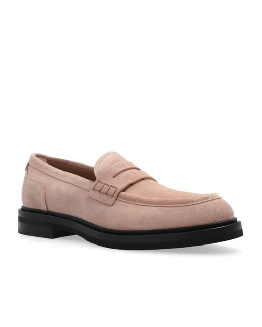Dolce & Gabbana Brown Round Toe Loafers