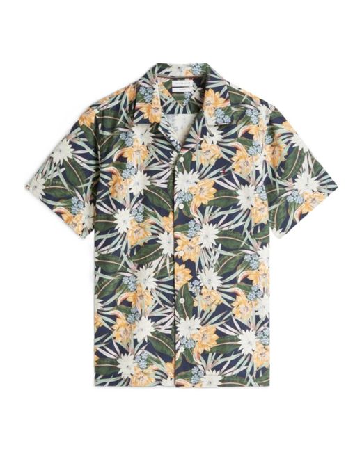 Tommy Hilfiger Multicolor Regular Fit Floral Short Sleeve Shirt for men