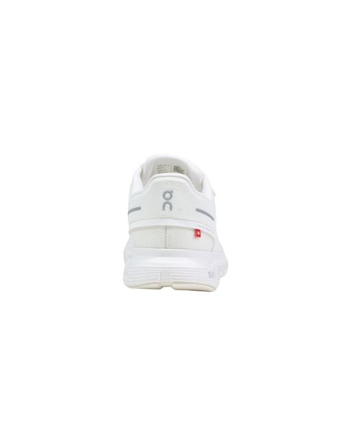 On Shoes White Cloud 6 Mesh Sneakers
