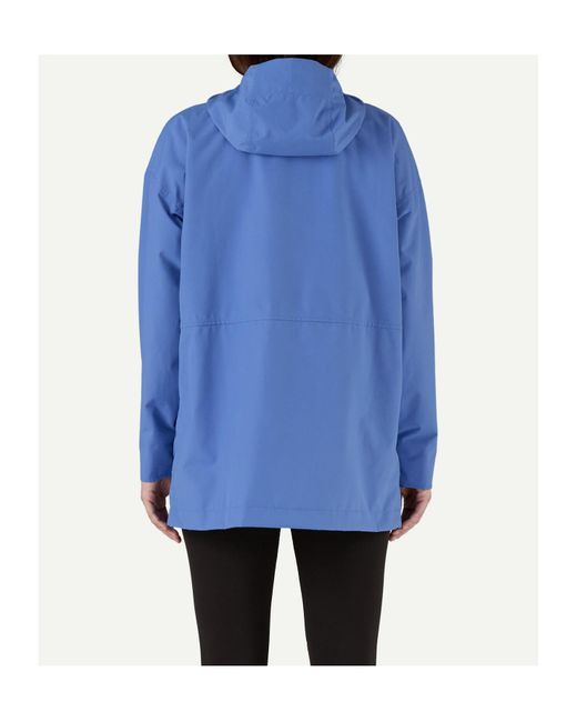Patagonia Blue Hooded Casual Jacket