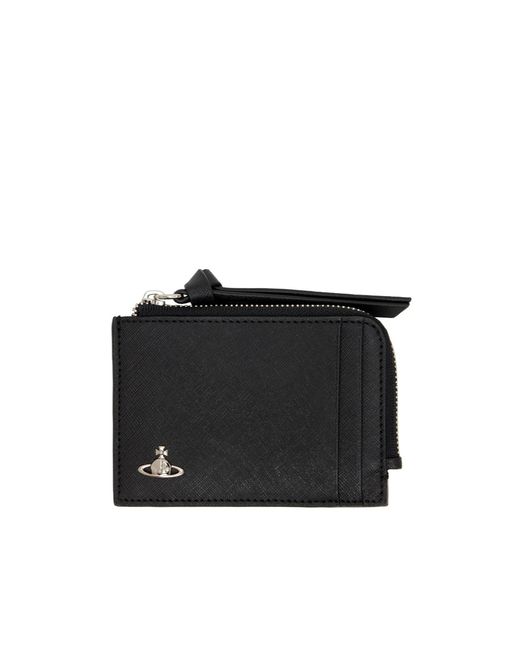 Vivienne Westwood Black Zipped Wallet