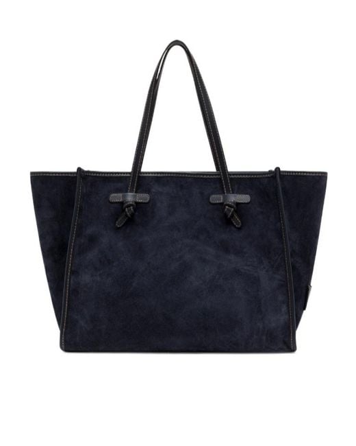 Gianni Chiarini Blue Marcella Shopping Bag