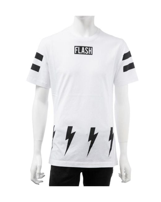 Hydrogen White T-Shirt With Round Neck And Short Sleeves for men