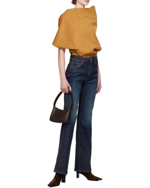 Khaite Blue Danielle Straight-Leg Jeans
