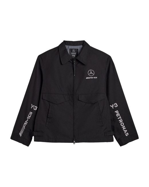Y-3 Black Minimal Zip Jacket for men