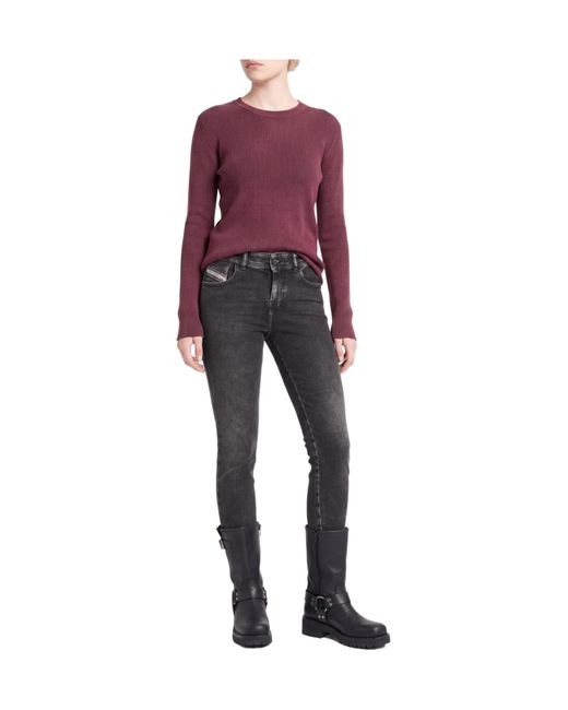 DIESEL Gray Slim-Fit Jeans