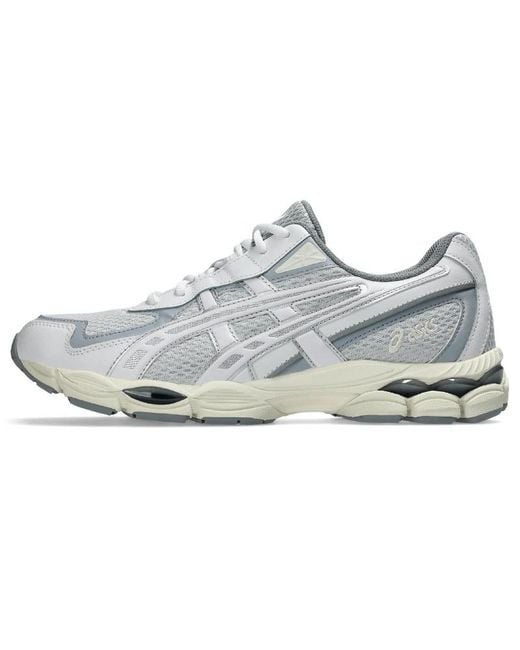 Asics White Gel-Nyc 2055 Mesh-Detail Sneakers for men