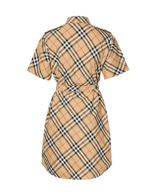 Burberry Natural Check Shirt Dress
