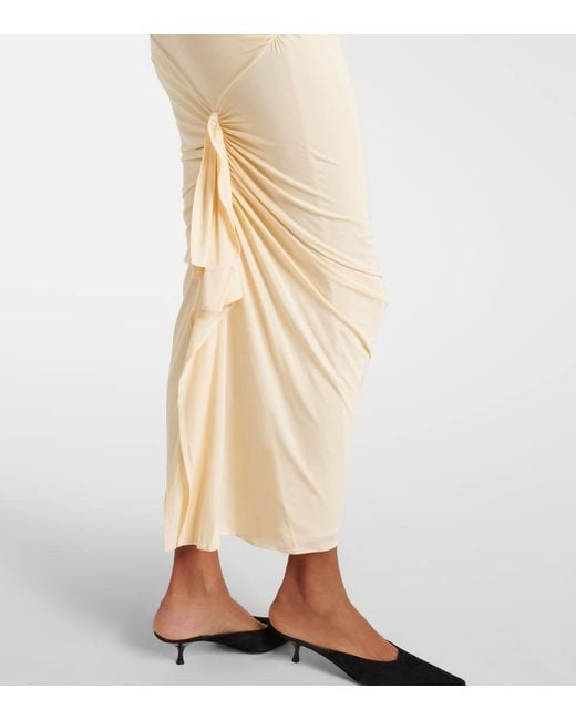 TOVE White Pleated Dress