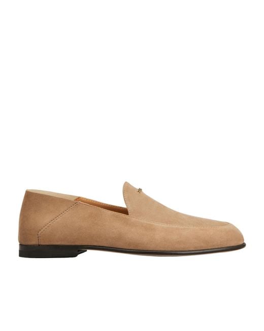 Tod's Brown Round-Toe Loafers