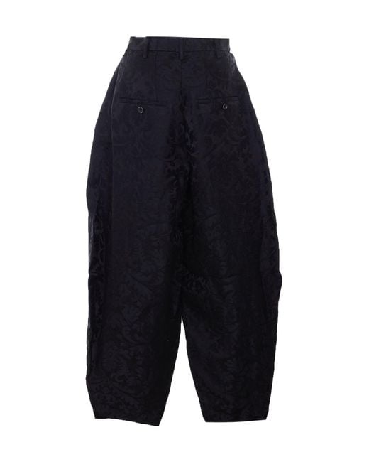 Uma Wang Blue Casual Pants With Belt Loops