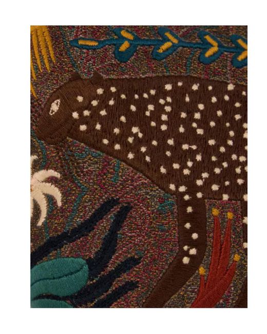 Etro Brown X Tabby Booth Arnica Shoulder Bag With Embroidery