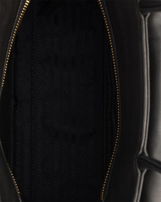 Prada Black Explore Medium Nappa Leather Tote Bag