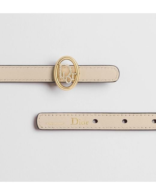 Dior Black Reversible Oblique Belt