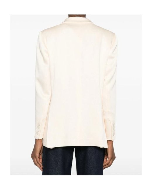 Blazé Milano Natural Double-Breasted Suit Jacket
