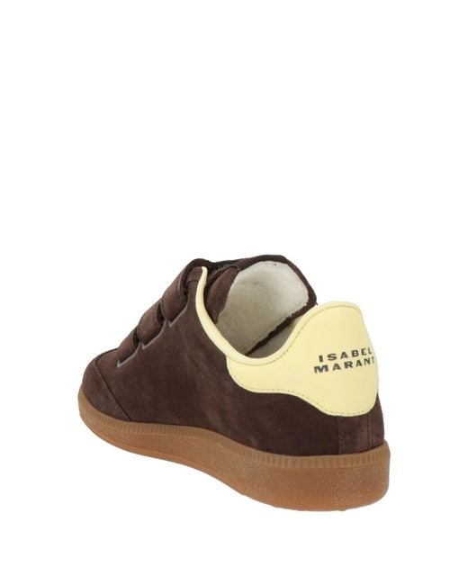 Isabel Marant Brown Sneakers Cow Leather