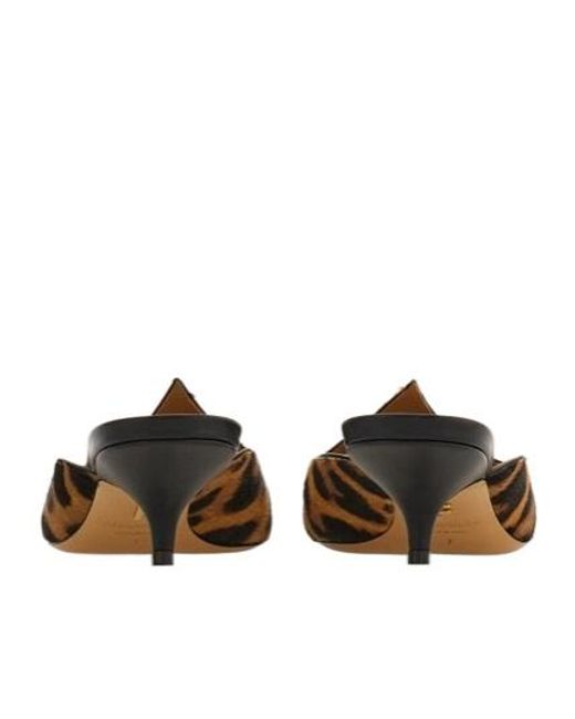 Ferragamo Brown Ferragamo Dorye Pointed-Toe Mules