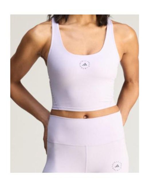 Adidas By Stella McCartney Purple Sleeveless Top