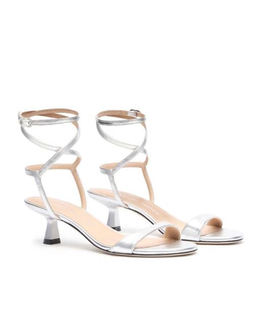 Stuart Weitzman Metallic Nudist Wrap 50